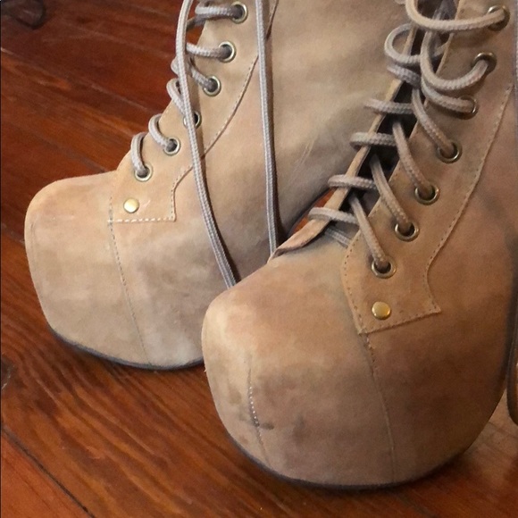 Jeffrey Campbell Tan Suede Litas - Picture 4 of 4